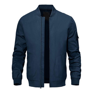 Veste bomber streetwear pour homme sur mesure, fermeture éclair intégrale, veste légère tendance, fournisseur en gros OEM ODM - Product Image 4