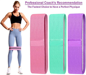 Bande de Résistance en Tissu de Coton pour Fitness, Yoga et Entraînement – Fournisseur OEM en Gros et Personnalisation de Marque et de Design - Product Image 5