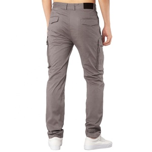 Men's Relaxed Fit Canvas <b>Cargo</b> <b>Pants</b> with Multi Pocket Storage Customized Logo Lightweight Comfortable Style for Travel <b>Work</b> - Product Image 2