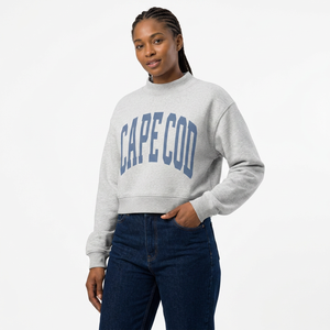Buffalo Factory Custom <b>Mock</b> <b>Neck</b> Crew <b>Neck</b> Sweatshirt Women Men Ladies Unisex Greek Apparel University College Chenille Letter A - Product Image 4