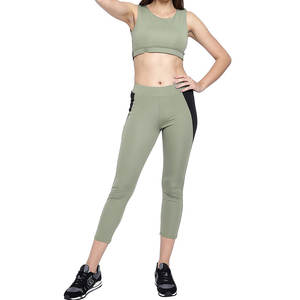 Conjunto Deportivo Transpirable de Alta Calidad, Elástico y Absorbente de Sudor para Mujer, Conjunto de Yoga sin Costuras para Gimnasio - Product Image 1
