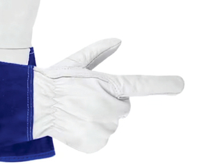 Gants de soudage en coton de qualité supérieure avec manchette de sécurité longue style gantelet, épaisseur 16 oz, longueur 16 pouces pour la protection de l'avant-bras, soudage TIG - Product Image 3