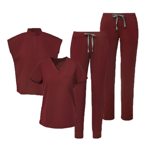 2026 Medical <b>Scrubs</b> Wholesale Customized Good Quality Women Medical Nursing <b>Scrubs</b> Uniforms Sets Hospital Nursing Uniform - Product Image 2