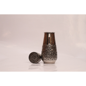 Pure Copper Water <b>Bottle</b> Leak-Proof Ayurvedic Health <b>Flask</b> for Yoga Gym & Daily Wellness Handcrafted Sustainable Drinkware - Product Image 4
