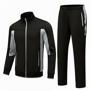 <b>Running</b> Tracksuit Unisex Breathable 100% Cotton <b>Jacket</b> Pants Quick Dry Sportswear <b>Winter</b> Streetwear High Quality Midweight - Product Image 1
