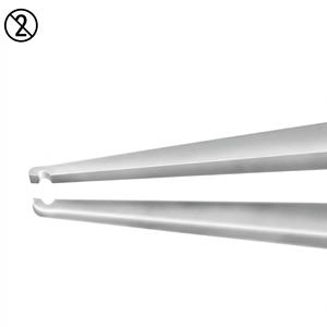 Hoskin # Pinzas Quirúrgicas Oftálmicas Desechables de Un Solo Uso, Rectas, de Acero Inoxidable, Instrumento Microquirúrgico - Product Image 2