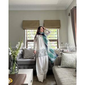 ชุดเสื้อท่อนบนและชุด Dupatta ชุดปาร์ตี้ดีไซเนอร์สำหรับผู้หญิง - Product Image 4