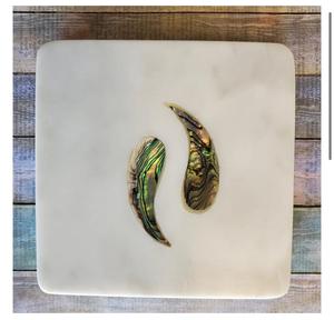 Hot Selling Design Marble Coaster Stone Coaster Wood Marble Coaster Stone and Coaster Tea Place Mats At <b>low</b> factory Price - Product Image 1