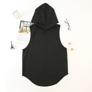 Débardeur de sport athlétique sans manches pour homme, style vintage uni, imprimé personnalisé avec perles sur le devant, séchage rapide, faible MOQ, vente en gros - Product Image 5
