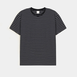 เสื้อยืดวินเทจผู้ชายพรีเมียม ผ้าฝ้าย 100% แขนสั้นลายทาง น้ำหนักเบา สกรีนลายได้ตามสั่ง เสื้อยืดลำลองผู้ชาย - Product Image 1