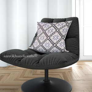 Funda de Cojín de Algodón Bordado Ecológico Vintage para Uso en el Hogar y Hoteles - Product Image 4