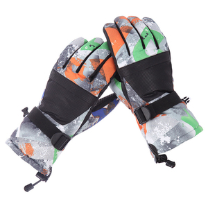 Gants de ski et de snowboard imperméables de haute qualité, confortables, antidérapants, avec logo personnalisé pour les sports d'hiver en plein air pour hommes - Product Image 3