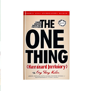 The One Thing (Tapa Dura) de Autor Gary Keller, Impresión de Libros Personalizados con Tapa Dura - Product Image 1