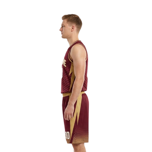 Uniformes de Baloncesto Chevron para Hombre, Jersey sin Mangas con Cuello en V y Pantalones Cortos Holgados a Juego, con Nombres de Equipo y Números de Jugador Personalizados - Product Image 5