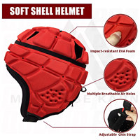 Casco de fútbol americano Soft Shell 7v7 con acolchado – Protectores de cabeza de rugby para jóvenes, niños y adultos, precio mayorista, ropa deportiva