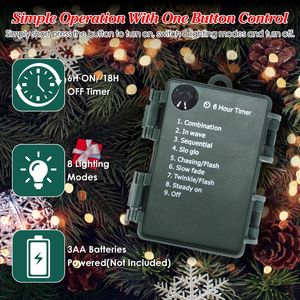 2 Piezas de Adornos Navideños Artificiales con Luces LED a Pilas, con Bayas y Bolas, para Decoración de Caminos - Product Image 6