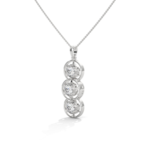 Collar de Plata Premium con Colgante de Diamante Cultivado en Laboratorio, Joyería Fina para Mujer, Estilo Sofisticado y Opción de Regalo - Product Image 2