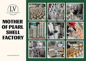 Handcrafted Unique Mother of Pearl <b>Set</b> 3 <b>Serving</b> Tray Coffee <b>Serving</b> Tray Best Diwali Gifts from Vietnam Factory - Product Image 6