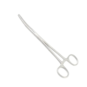 Pinzas Hemostáticas Curvas de 8 Pulgadas, Acero Inoxidable, Herramienta de Sujeción Quirúrgica Médica para Cirugía General Hospitalaria - Product Image 1