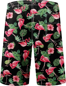 Shorts de bain pour hommes à taille élastique personnalisable avec cordon de serrage, en nylon et 100% polyester, pour la course et la plage, avec doublure en maille - Product Image 4