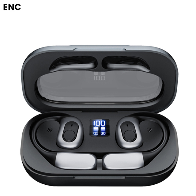 Wireless  5.4 Sport Waterproof Running Wireless Earphones with ENC Noise Canceling Mic
