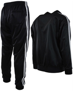 Fitness Casual Tracksuit Men Striped Sportswear Sets Autumn Men's Clothing 2 <b>PC</b> Sweatshirt+Sweatpant - Product Image 6