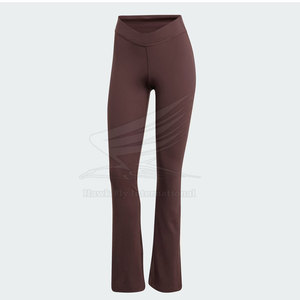Vente directe usine – Leggings évasés pour femme, taille mi-haute, motif uni, respirants, écologiques, vêtements de fitness, prix abordable, best-seller - Product Image 4