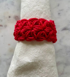 Anillo para Servilletas de Macramé Hecho a Mano en India con Accesorio Decorativo Clásico para Mesa, Ideal para Comedor, Hostelería y Eventos, Precio de Exportación - Product Image 1