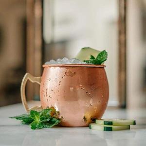 Taza de Cobre Moscow Mule, Vaso de Cobre al por Mayor para Uso en el Hogar, Restaurantes y Hoteles, Hecho a Mano - Product Image 1