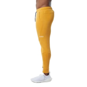 Pantalon de jogging en coton décontracté pour hommes avec logo personnalisé pantalon de survêtement gym fitness respirant à séchage rapide en éponge française pour hommes - Product Image 6