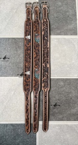 Dog Collar Hand Tooled Carving Stylish Soft Material Skull Pet Collar Hot Sale Wholesale New Designer Bulk Product - Product Image 5