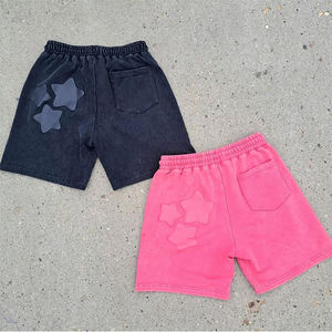 Short d'été vintage OEM pour hommes en nylon/coton de haute qualité taille moyenne respirant séchage rapide écologique personnalisé rue solide - Product Image 2