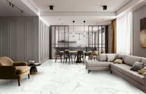 Azulejos de cerámica modernos Panton 600x1200 de tono sólido para proyectos inmobiliarios, diseño de interiores y decoración de hoteles al por mayor. - Product Image 4