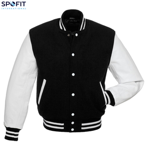 Fabricant OEM – Blousons universitaires de haute qualité pour garçons, blousons de baseball personnalisés avec broderie, blousons universitaires style streetwear pour hommes - Product Image 3