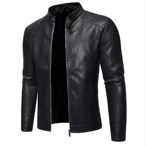 แจ็คเก็ตหนังเทียม PU สไตล์คลาสสิกสำหรับเด็กผู้ชาย ดีไซน์ใหม่ปี 2026 - Product Image 2