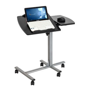 Five-Wheel Home Use Multifunctional Black and Silver XH Lifting Removable <b>Computer</b> <b>Desk</b> - Product Image 1