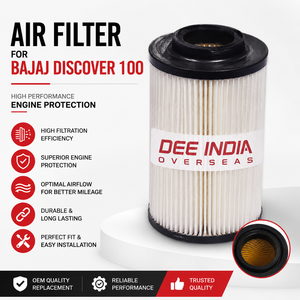 Filtre à air OEM pour moto Bajaj Discover 100, élément de filtre à air du moteur, pièce de rechange, haute filtration - Product Image 2