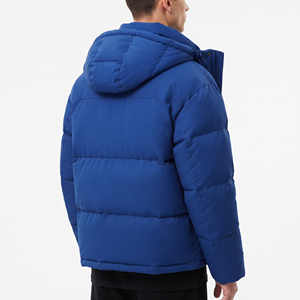 Men Winter Warm Puffer Jacket Hooded Quilted <b>Padded</b> Full Zip <b>Coat</b> Casual Outdoor Insulated Jacket Custom Your Own Logo - Product Image 6