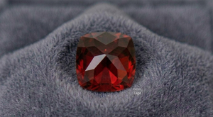Pierre précieuse authentique grenat rouge, taille coussin, 6 mm, pierre de grenat rouge facettée, prix de gros - Product Image 2