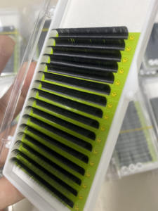 Bandejas de Extensiones de Pestañas de Cachemira al por Mayor, Suministros de Color Negro Mate, Volumen Clásico, Mega Volumen, Extensiones de Pestañas Individuales - Product Image 4