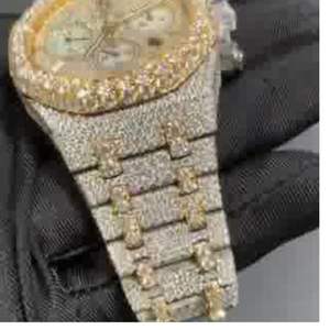 Reloj de Lujo Personalizado de 40 mm con Incrustaciones de Diamantes Moissanite VVS, Estilo Hip Hop, para Hombre - Product Image 4