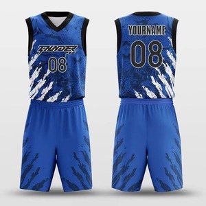 Camiseta de Baloncesto Sublimada Personalizada, Camuflaje, Transpirable, Talla Grande, Antibacteriana, Secado Rápido, Unisex, 100% Poliéster, Premium - Product Image 1