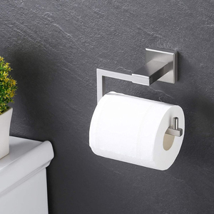 Modern Matte <b>Black</b> Toilet <b>Paper</b> Holder Wall Mounted Stainless Steel Bathroom <b>Tissue</b> Roll Holder for Home and Hotel Bathroom - Product Image 5