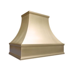 Hotte murale artisanale pour foyer avec finition laiton de qualité supérieure et bordure noire, design élégant, pour cheminée - Product Image 6
