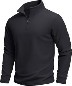Pull de golf unisexe haute performance à fermeture éclair, sans manches, coupe ample, hiver, 100 % coton, écologique, personnalisable, séchage rapide - Product Image 2
