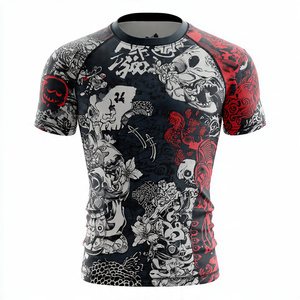 Bodybuilding Training MMA Workout Tops Men Lightweight Sublimation <b>Boxing</b> MMA T <b>Shirts</b> Men's - Product Image 5