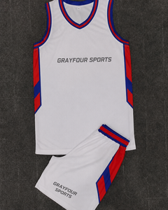 High Quality Custom Breathable Sublimated Print Unisex Basketball Jersey Shorts Set with Team Name and Logo - Product Image 2