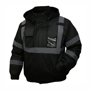 High Vis Reflective Rain <b>Jacket</b> Waterproof Safety Gear Breathable Storm Protection Outdoor <b>Construction</b> Workwear <b>Jackets</b> - Product Image 1