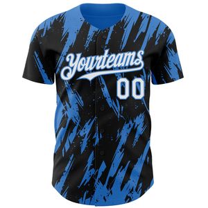 Uniforme de baseball personnalisé de haute qualité, manches courtes, jersey entièrement boutonné, 100% coton biologique, antibactérien - Product Image 4