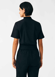 Custom Women's <b>Nursing</b> <b>Uniform</b> Scrub Set Spandex/Polyester Twill Fabric Needle Detection Seamless Fusing for Hospital - Product Image 3